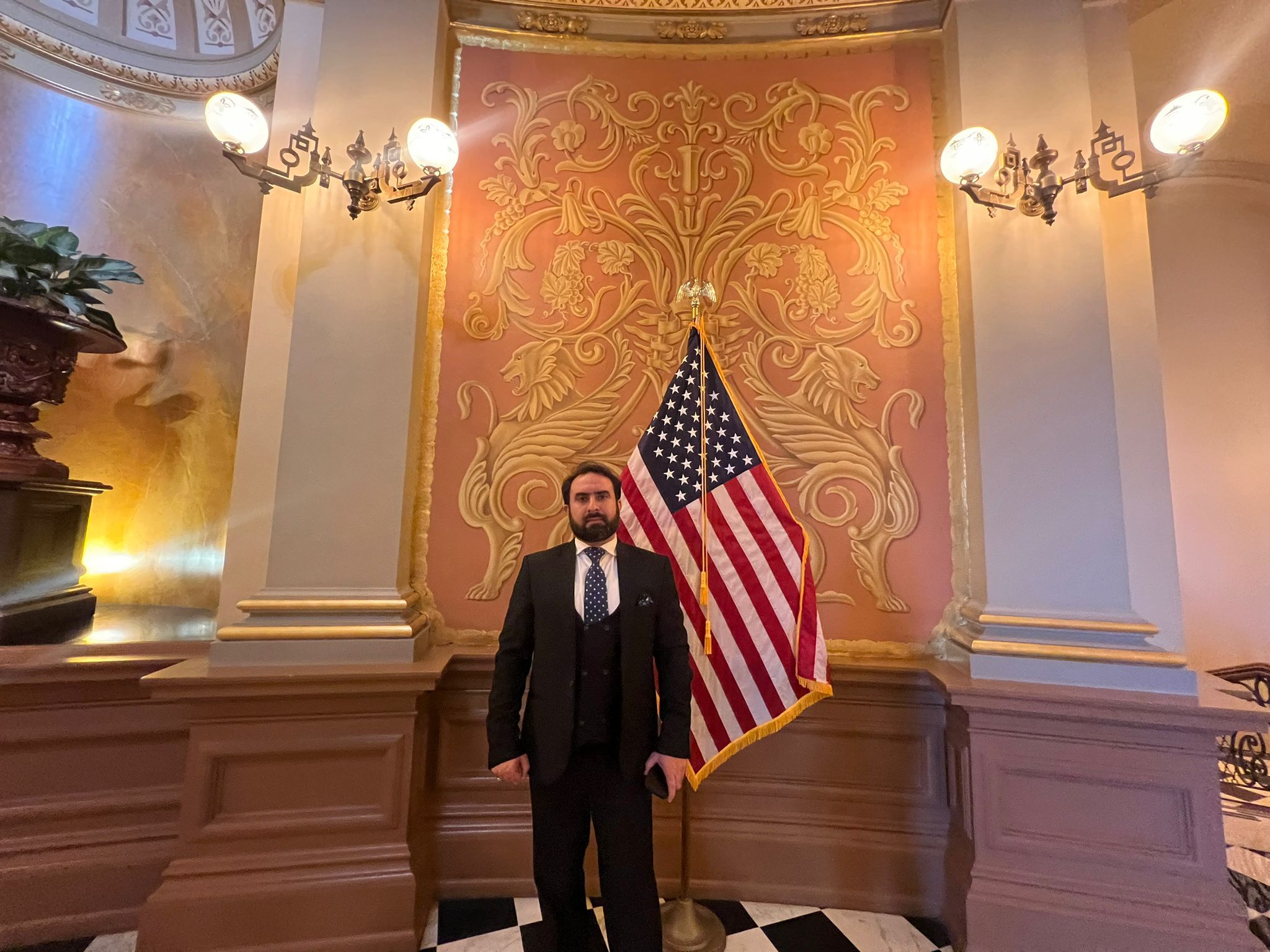 Inside the Immigration & Taxation Services office in Carmichael, California